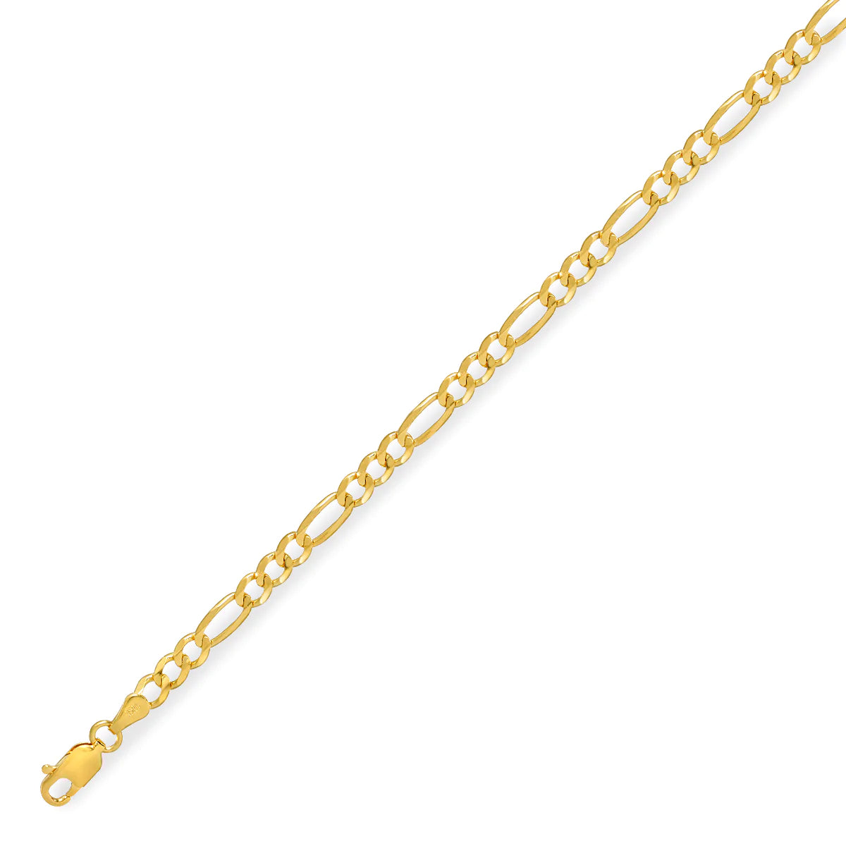 4MM SOLID FIGARO CHAIN