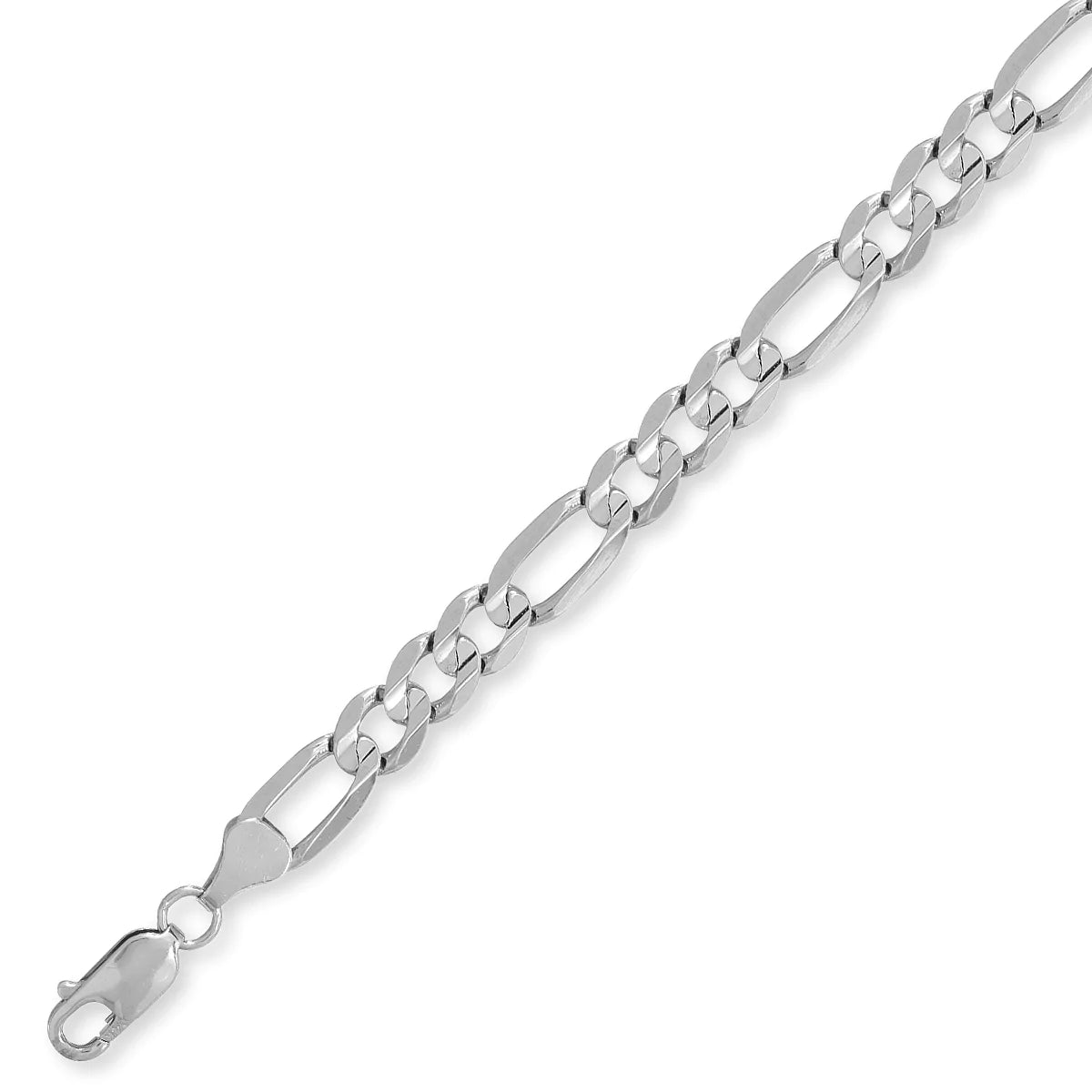 7MM SOLID FIGARO CHAIN