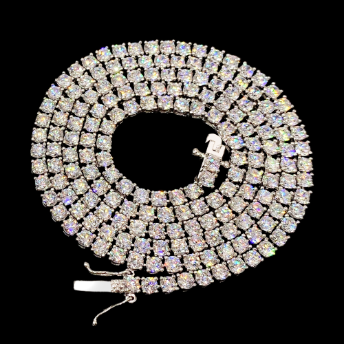 6.5MM-8MM MOISSANITE TENNIS CHAIN