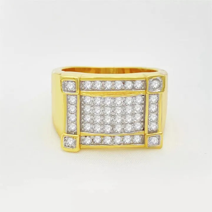 MOISSANITE SQUARE RING