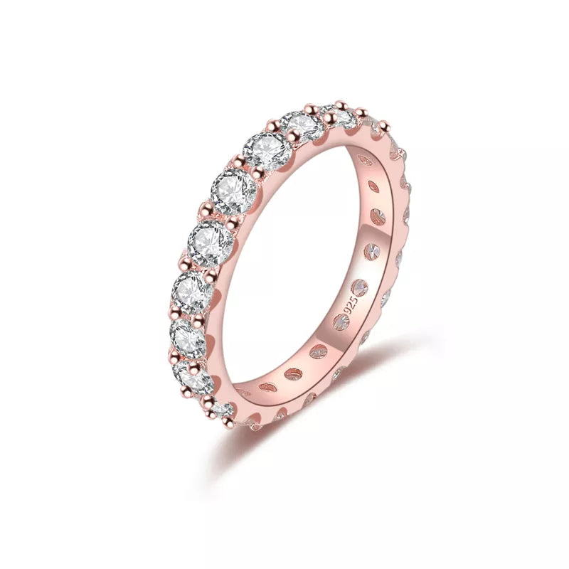 3MM MOISSANITE ETERNITY RING