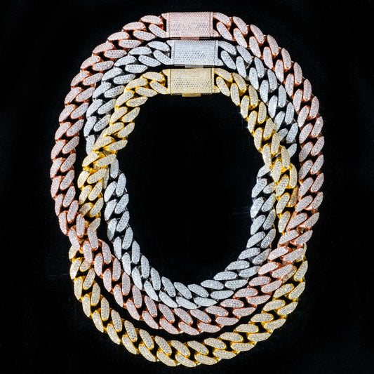 18MM MOISSANITE CUBAN LINK CHAIN