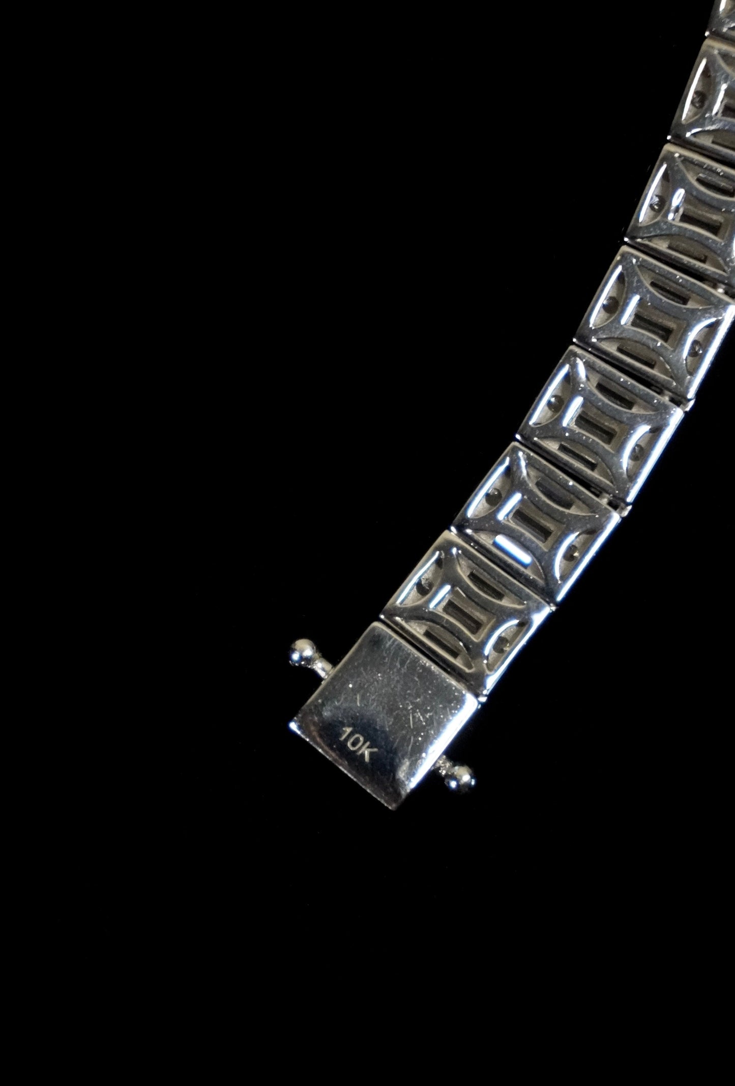 10.5MM MOISSANITE BAGUETTE LINK CHAIN