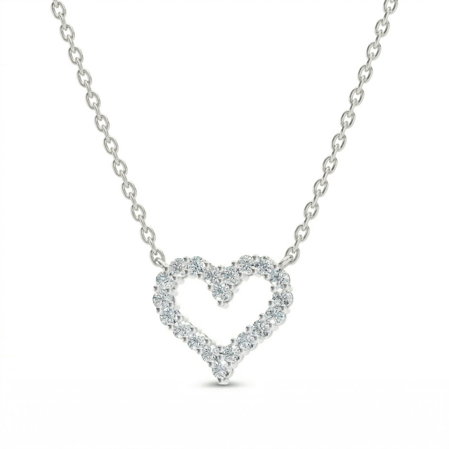 MINI DIAMOND HEART NECKLACE