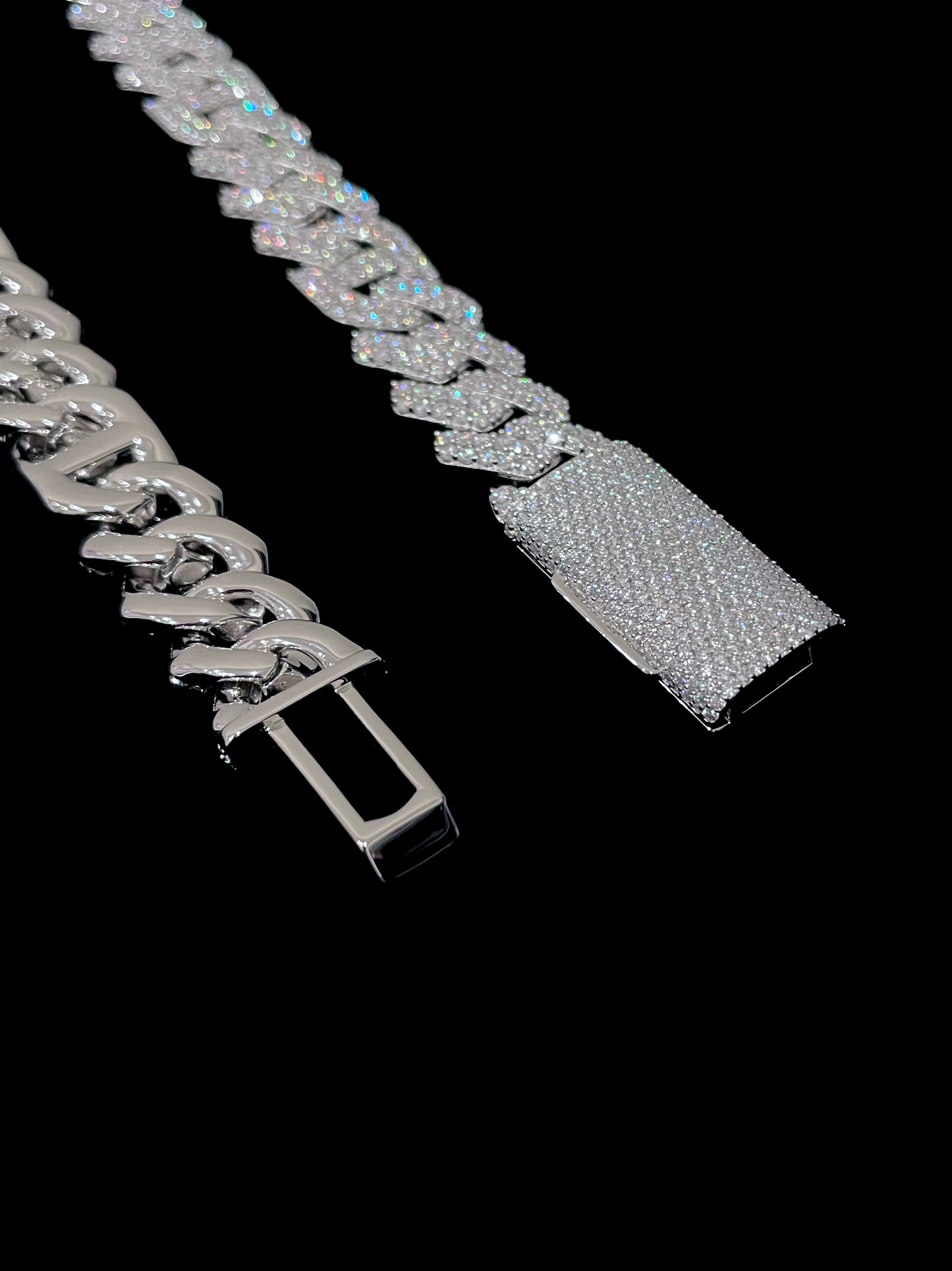 15MM MOISSANITE GUCCI CUBAN LINK CHAIN