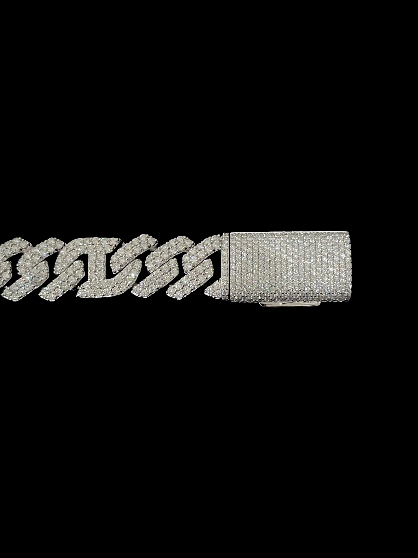 15MM MOISSANITE GUCCI CUBAN LINK BRACELET