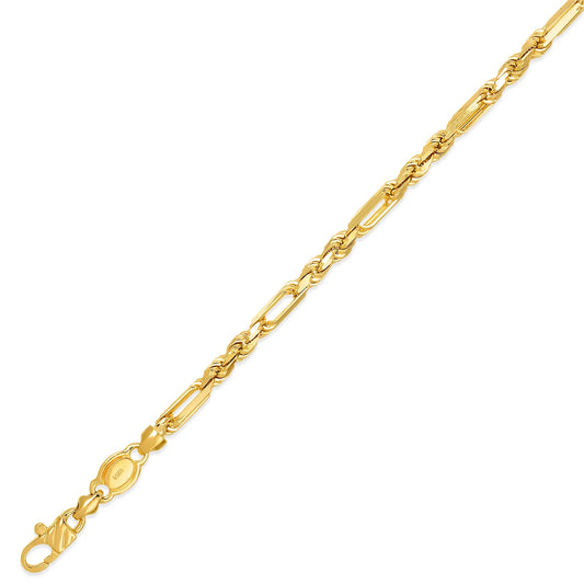 3.5MM SOLID FIGAROPE CHAIN