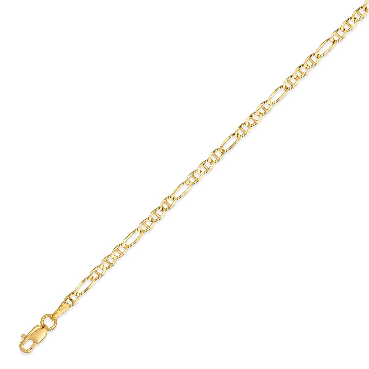 3MM SOLID FIGARO GUCCI CHAIN