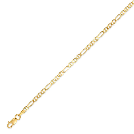 3MM SOLID FIGARO GUCCI CHAIN