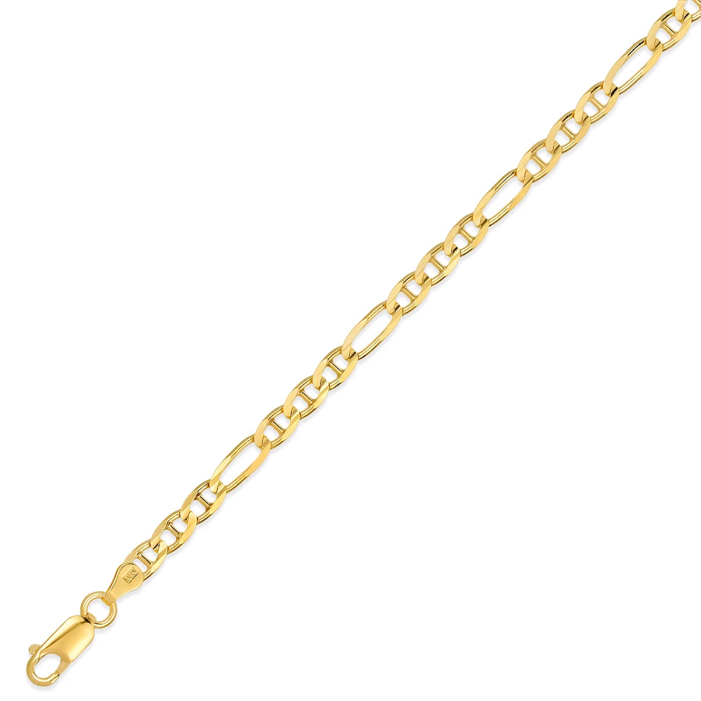 4.5MM SOLID FIGARO GUCCI CHAIN