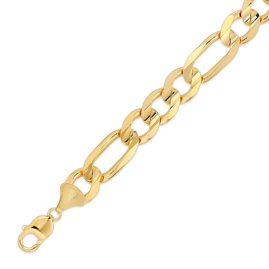 13.5MM SOLID FIGARO CHAIN