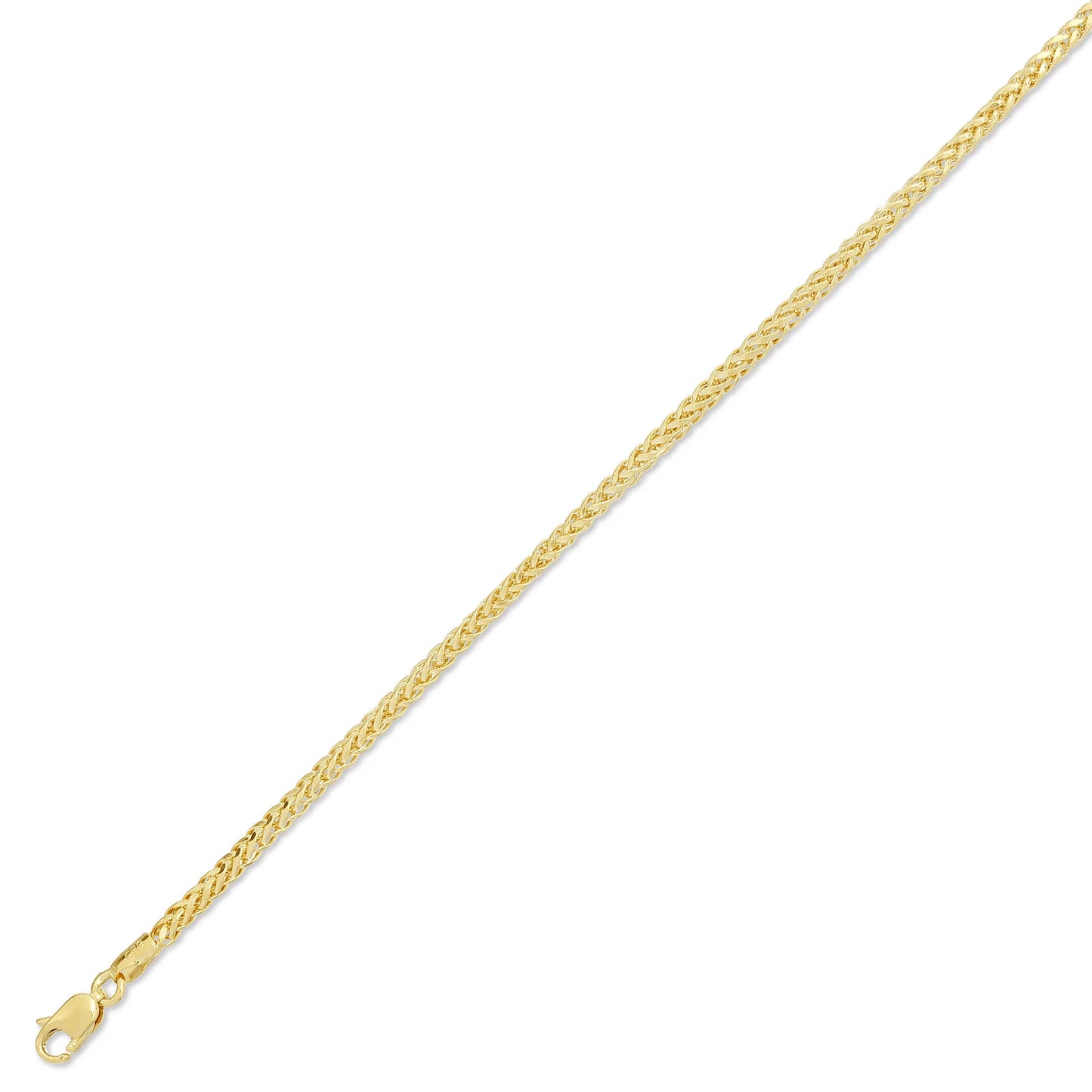 1.4MM HOLLOW SPIGA CHAIN