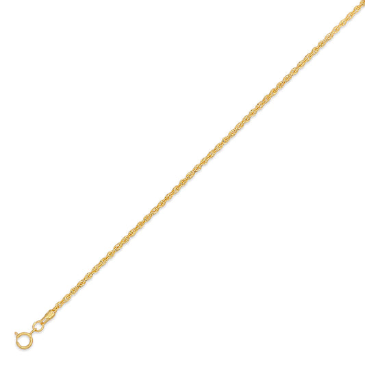 1.5MM HOLLOW ROPE CHAIN