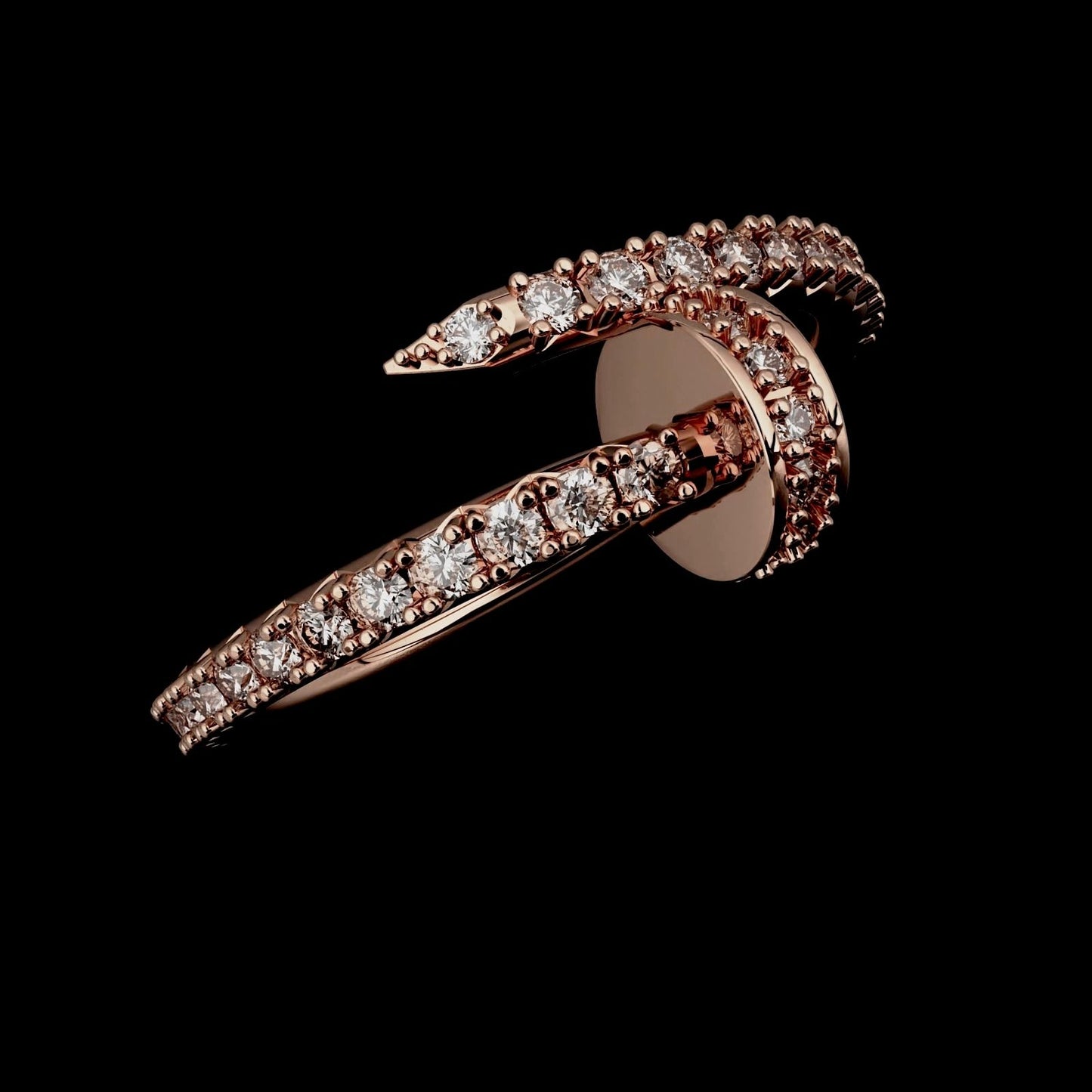 DIAMOND NAIL RING