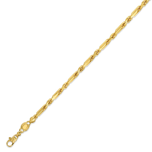 4.5MM SOLID FIGAROPE CHAIN