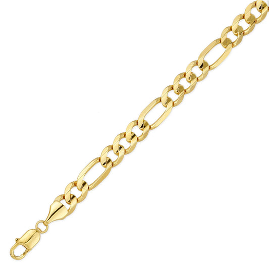 9MM SOLID FIGARO CHAIN