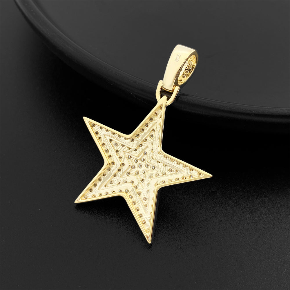 MOISSANITE STAR PENDANT