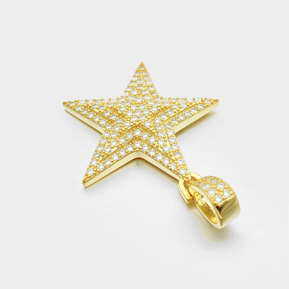 MOISSANITE STAR PENDANT