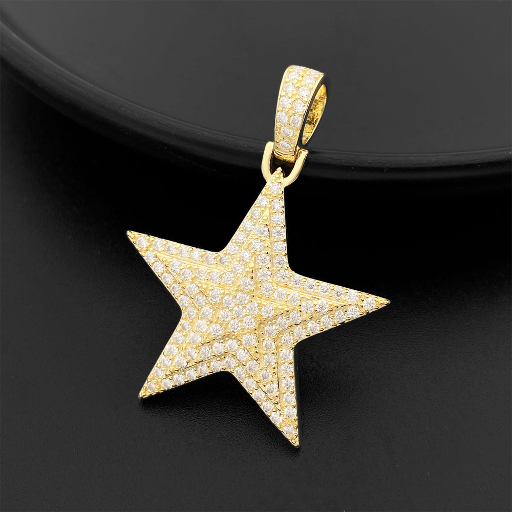 MOISSANITE STAR PENDANT