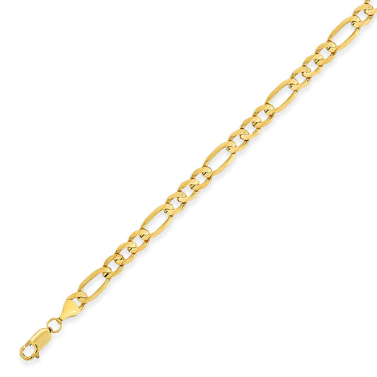 7MM SOLID FIGARO CHAIN