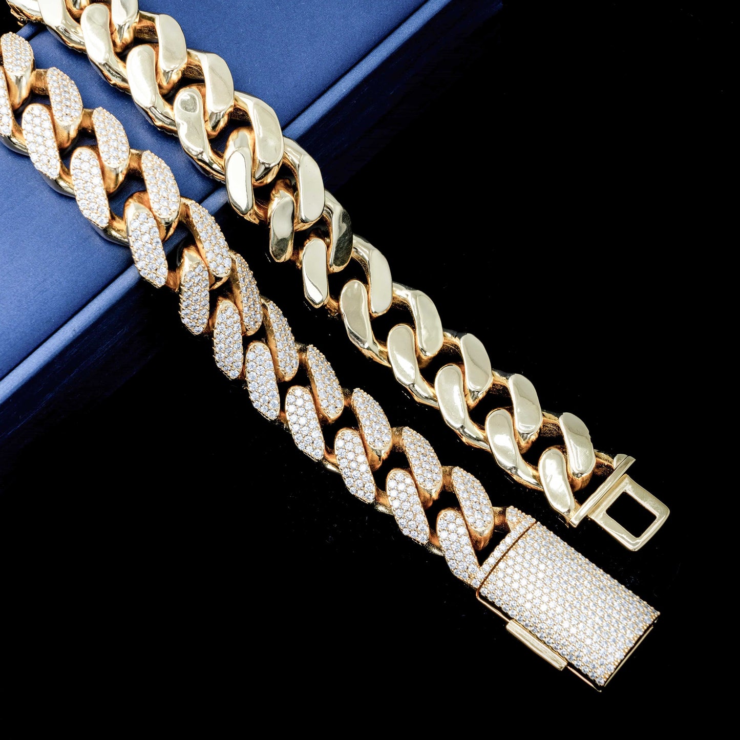 18MM MOISSANITE CUBAN LINK CHAIN