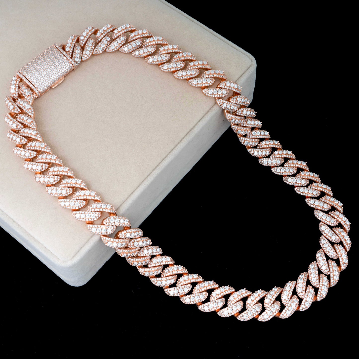 20MM MOISSANITE CUBAN LINK CHAIN