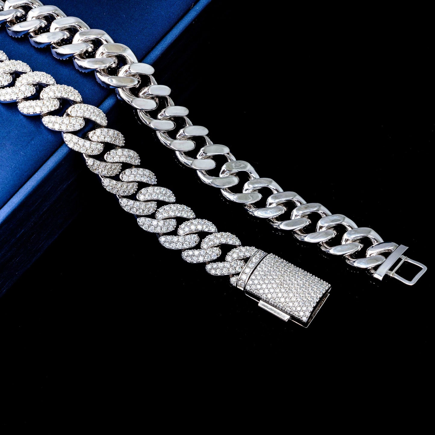 15MM MOISSANITE CUBAN LINK CHAIN