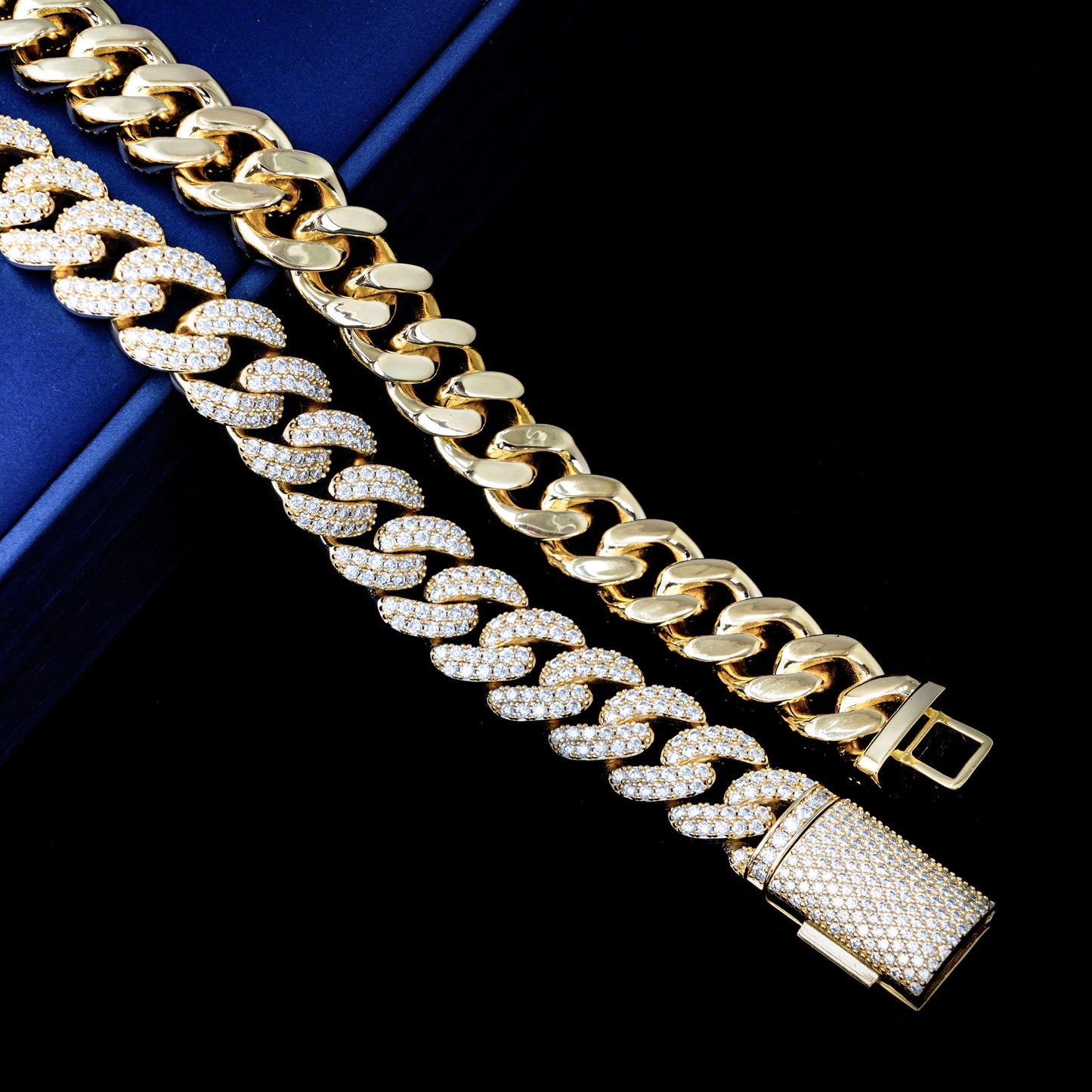 15MM MOISSANITE CUBAN LINK CHAIN