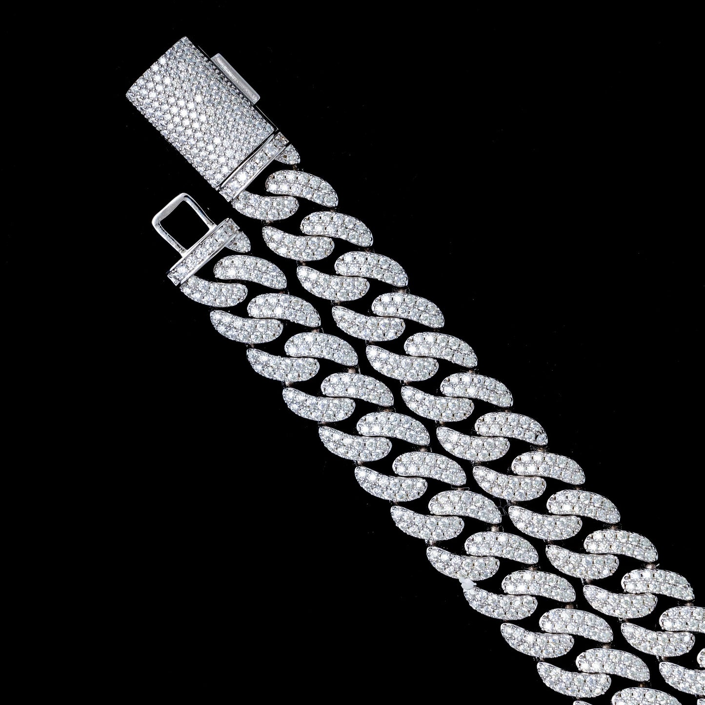 15MM MOISSANITE CUBAN LINK CHAIN