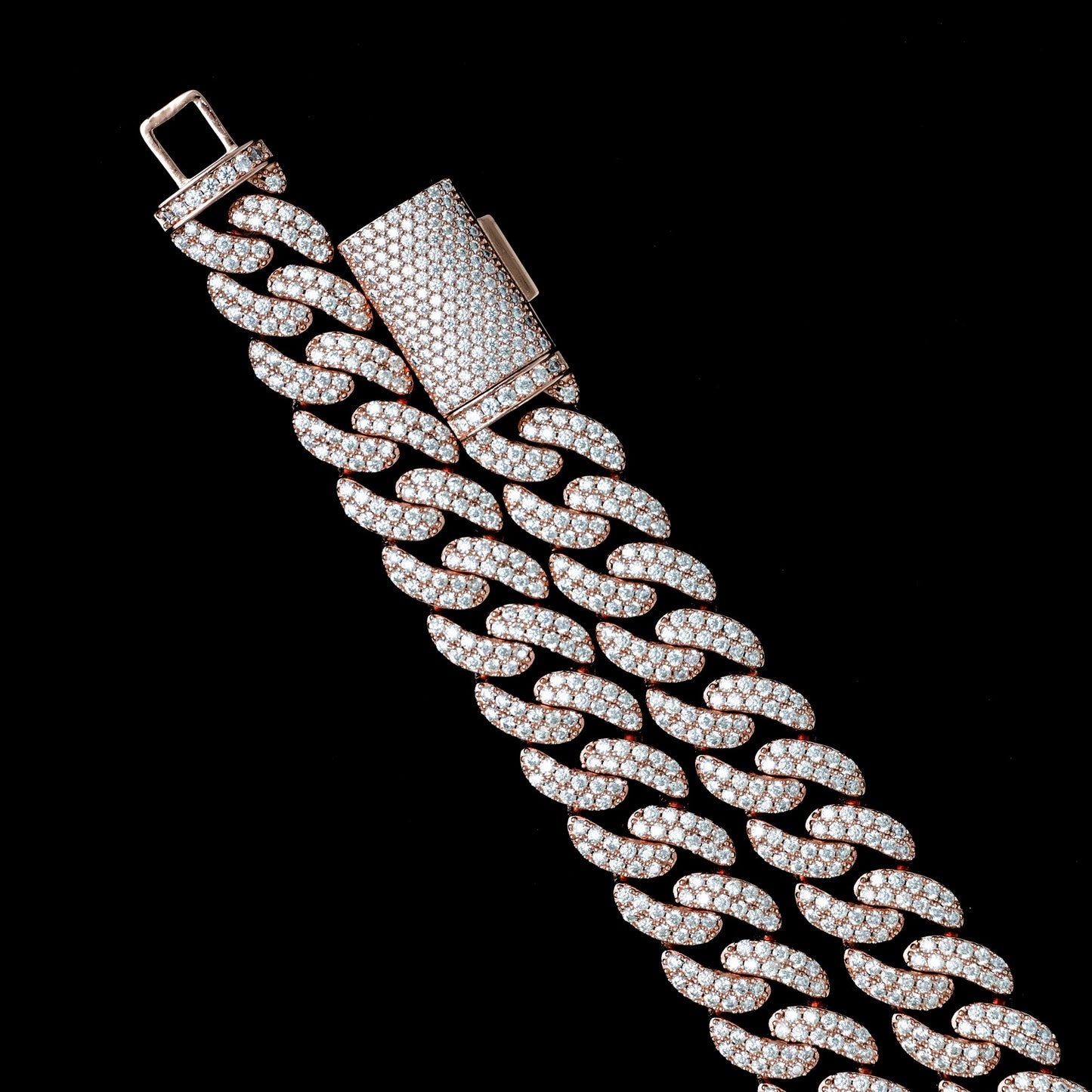 15MM MOISSANITE CUBAN LINK CHAIN