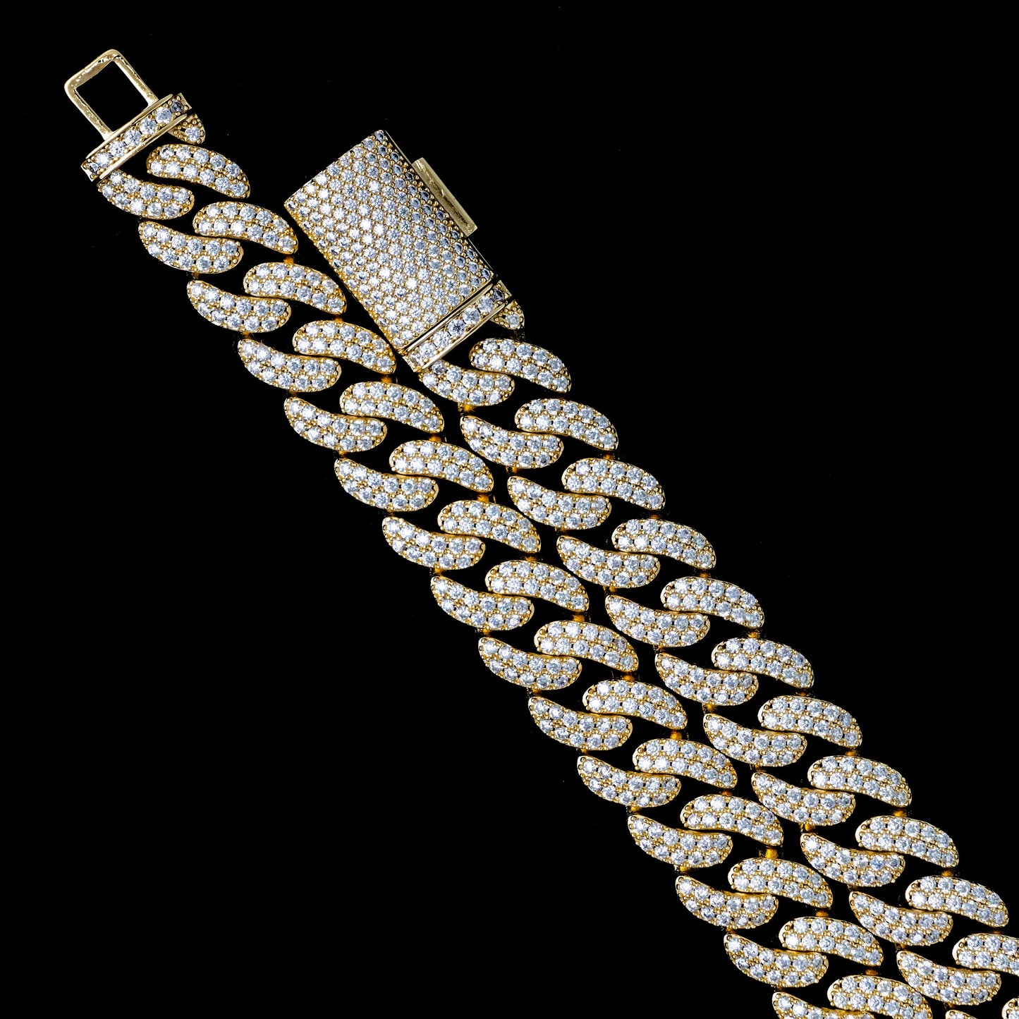 15MM MOISSANITE CUBAN LINK CHAIN