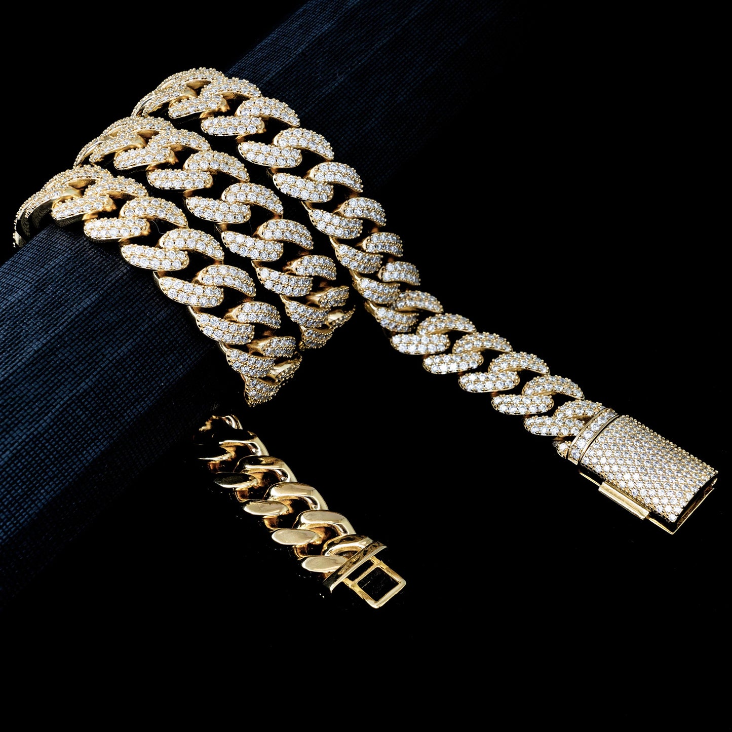 15MM MOISSANITE CUBAN LINK CHAIN