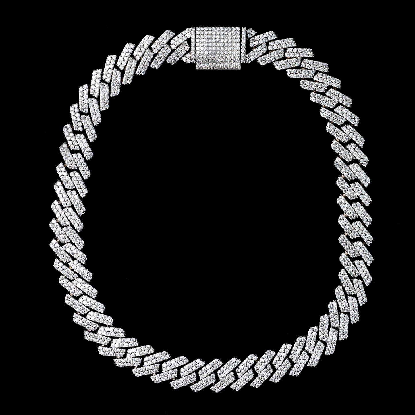 15MM MOISSANITE MIAMI CUBAN LINK CHAIN