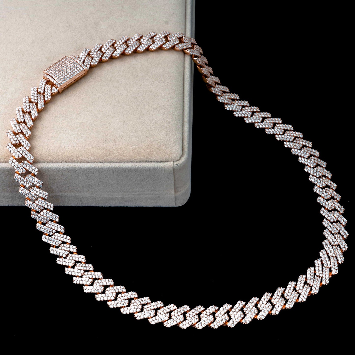 15MM MOISSANITE MIAMI CUBAN LINK CHAIN