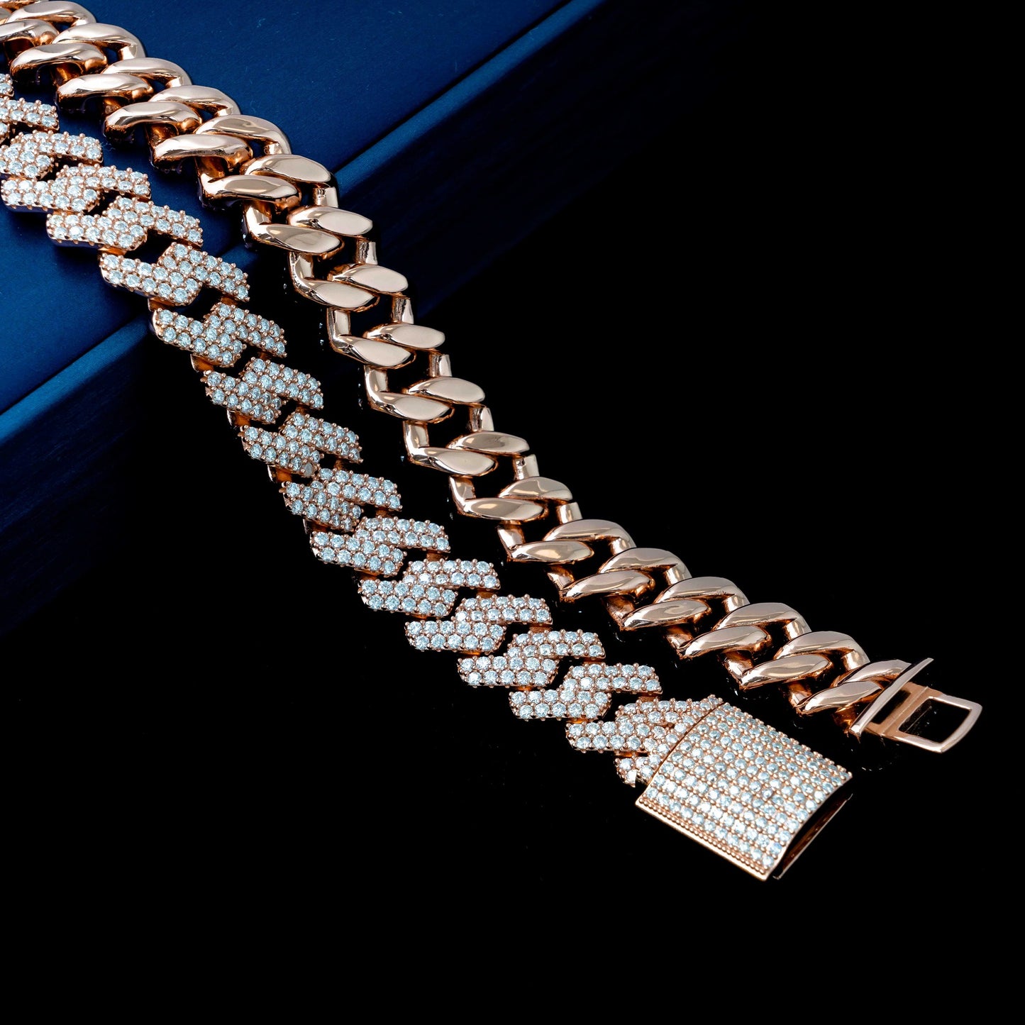 15MM MOISSANITE MIAMI CUBAN LINK CHAIN