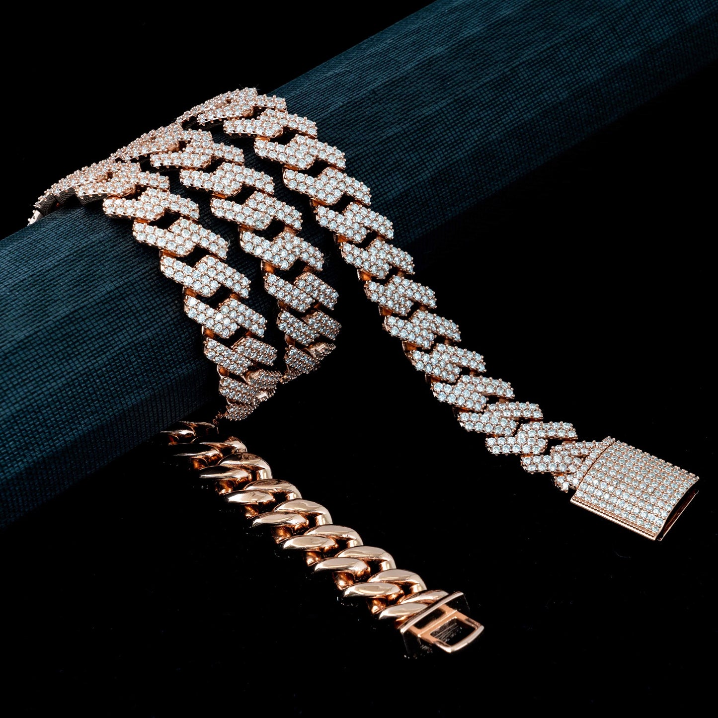 15MM MOISSANITE MIAMI CUBAN LINK CHAIN