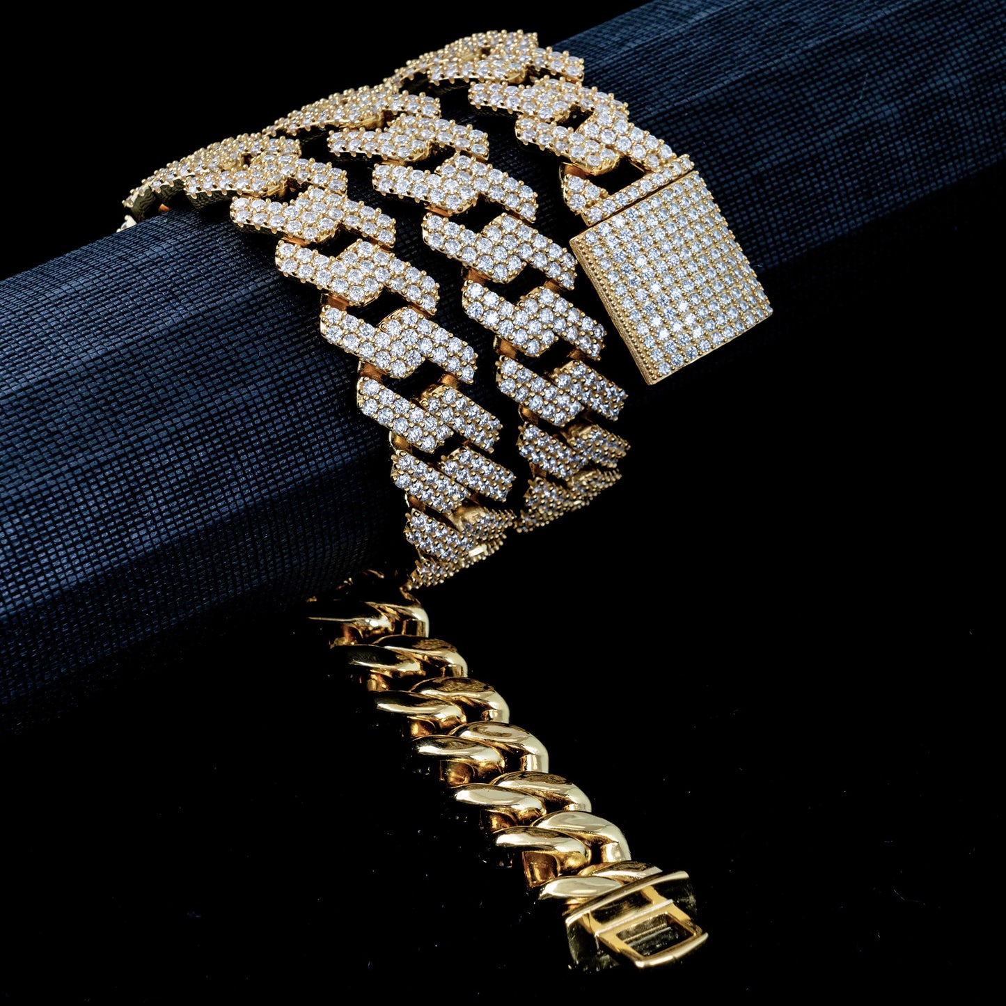 15MM MOISSANITE MIAMI CUBAN LINK CHAIN