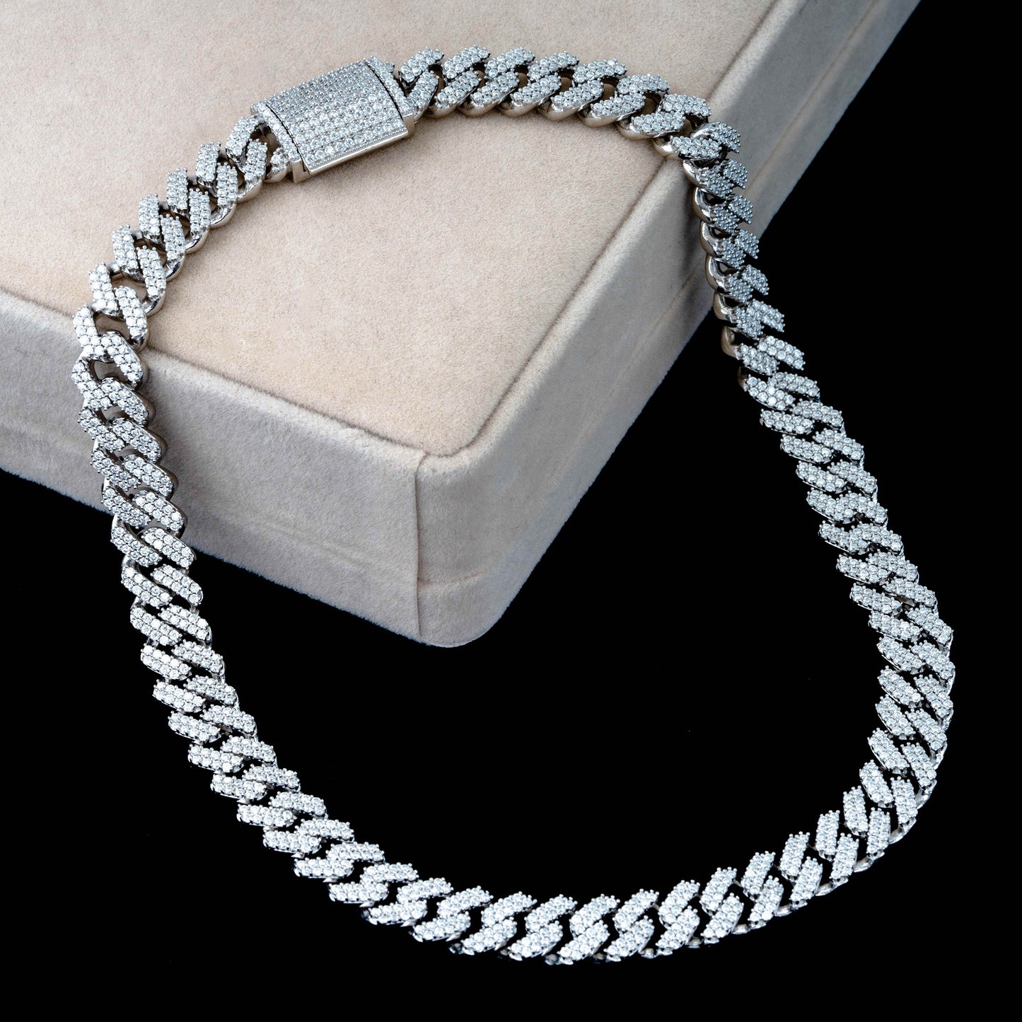 13MM MOISSANITE MIAMI CUBAN LINK CHAIN