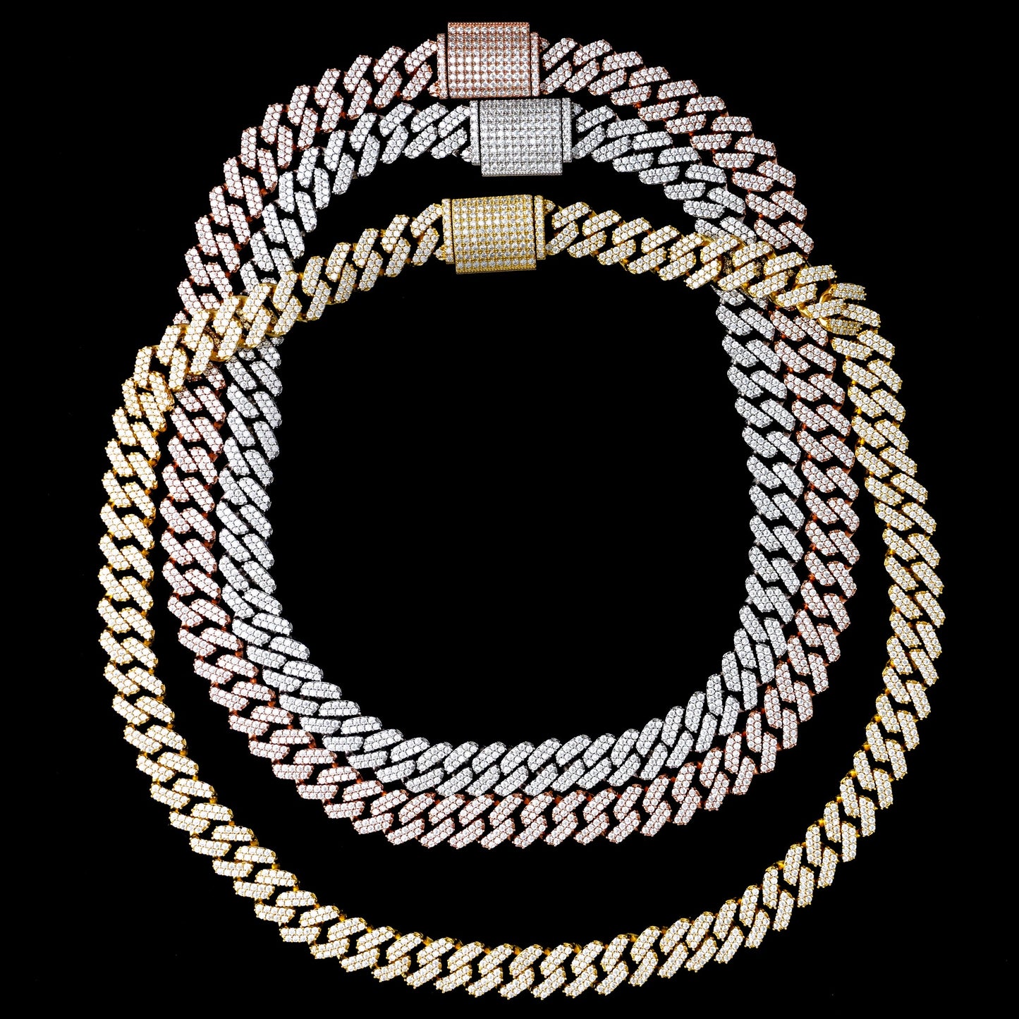 13MM MOISSANITE MIAMI CUBAN LINK CHAIN