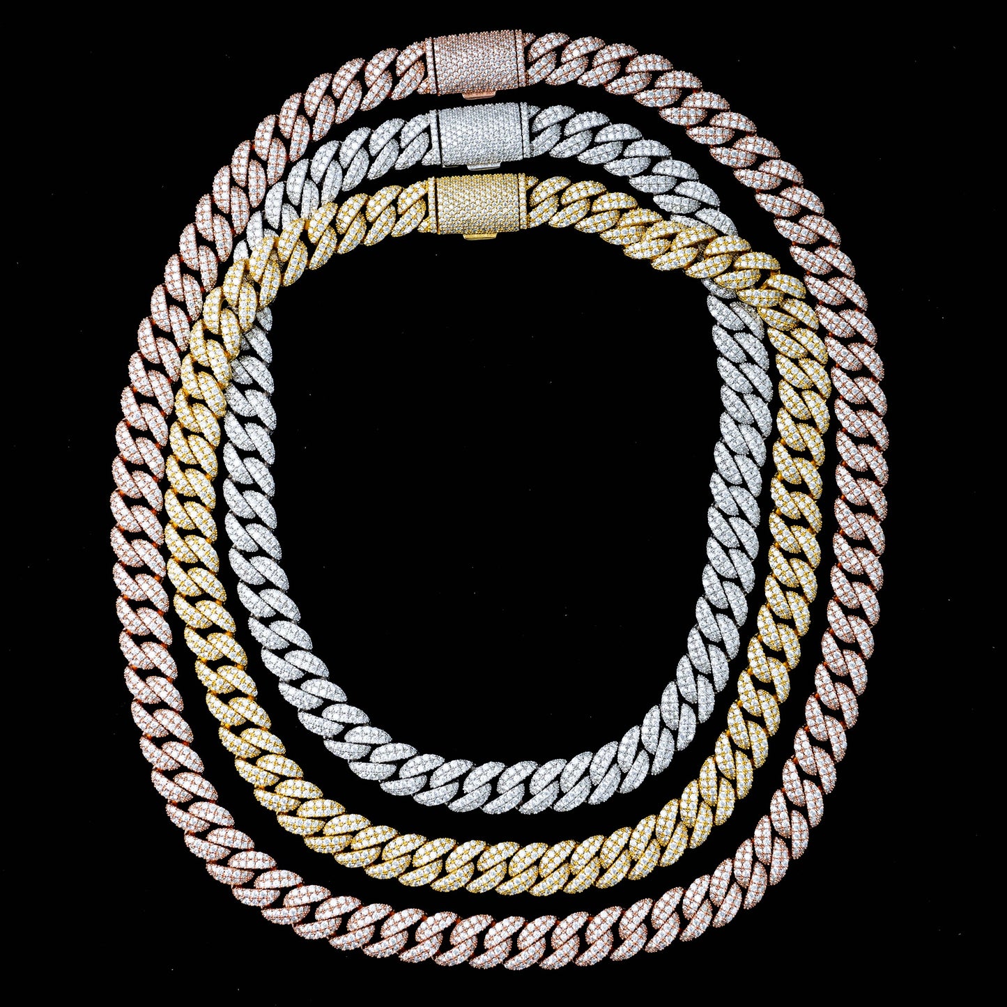 12MM MOISSANITE CUBAN LINK CHAIN