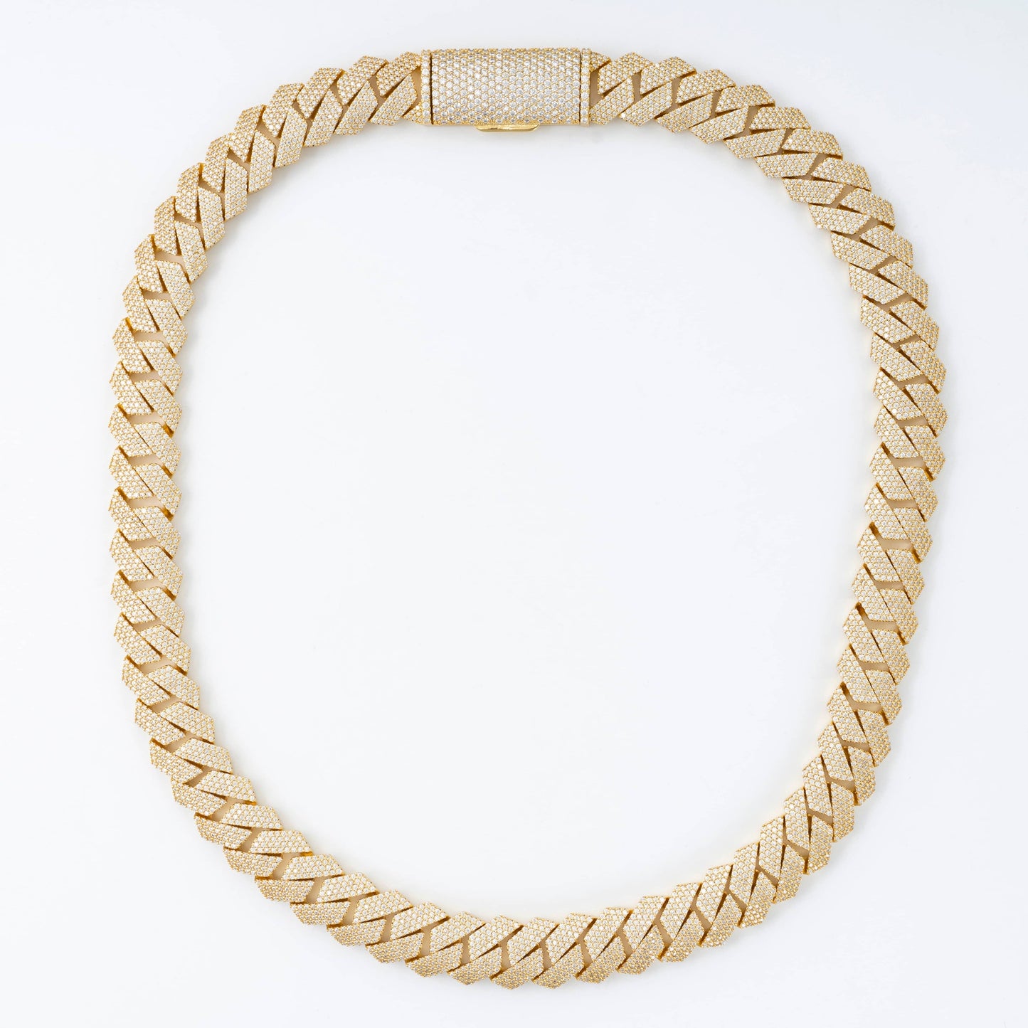 15MM MOISSANITE MIAMI CUBAN LINK CHAIN