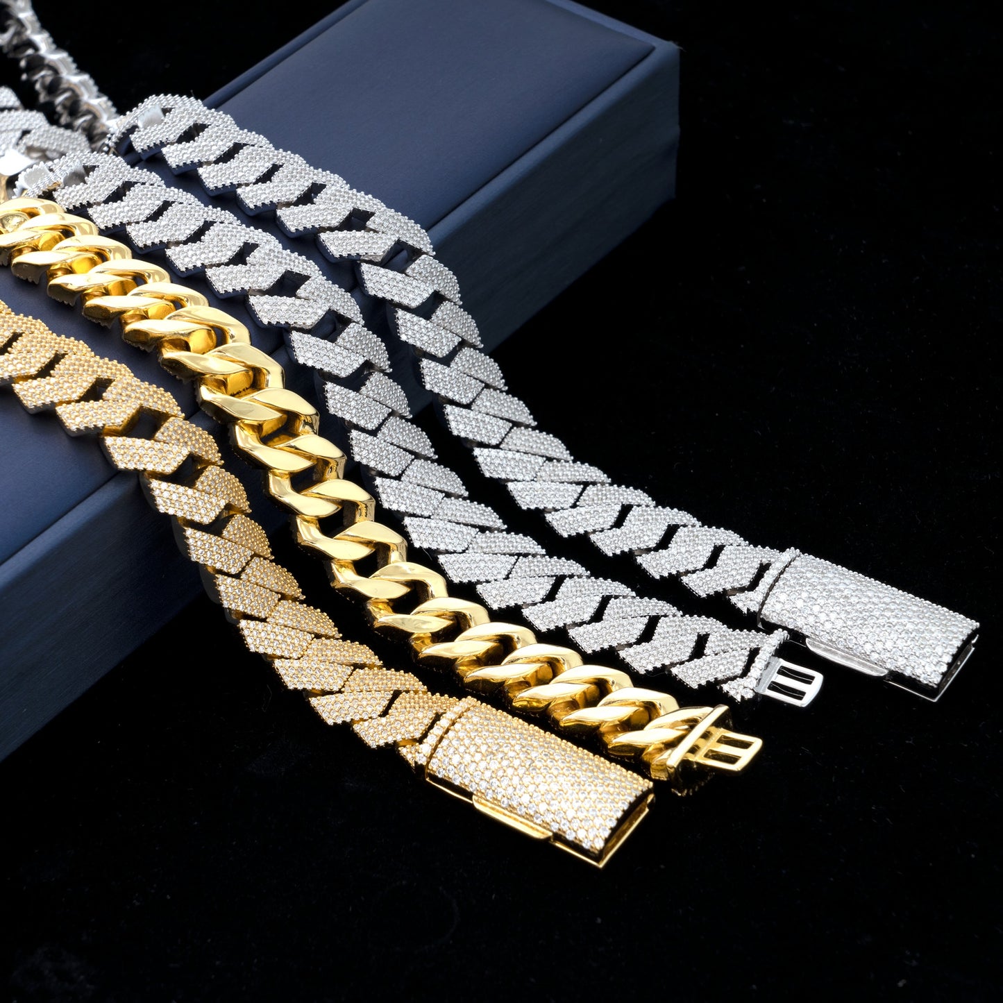 15MM MOISSANITE MIAMI CUBAN LINK CHAIN