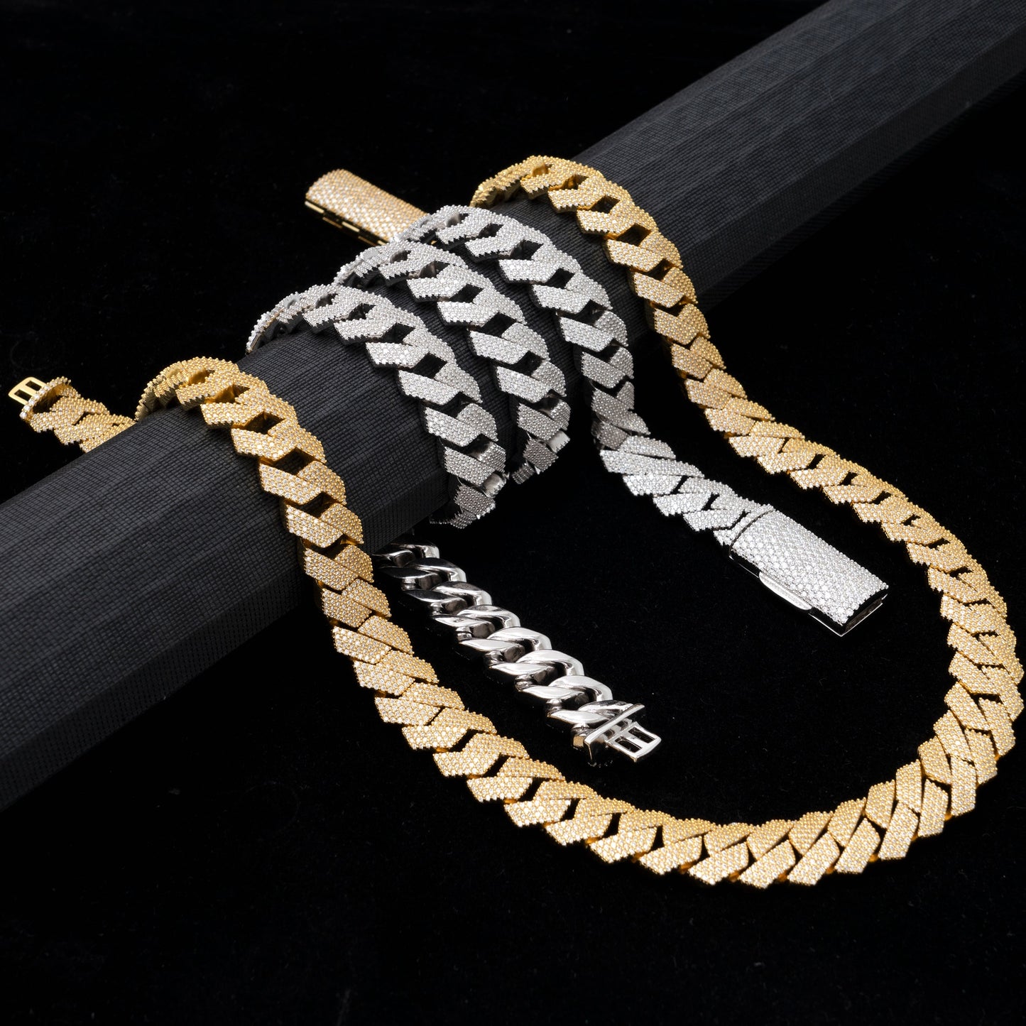 15MM MOISSANITE MIAMI CUBAN LINK CHAIN