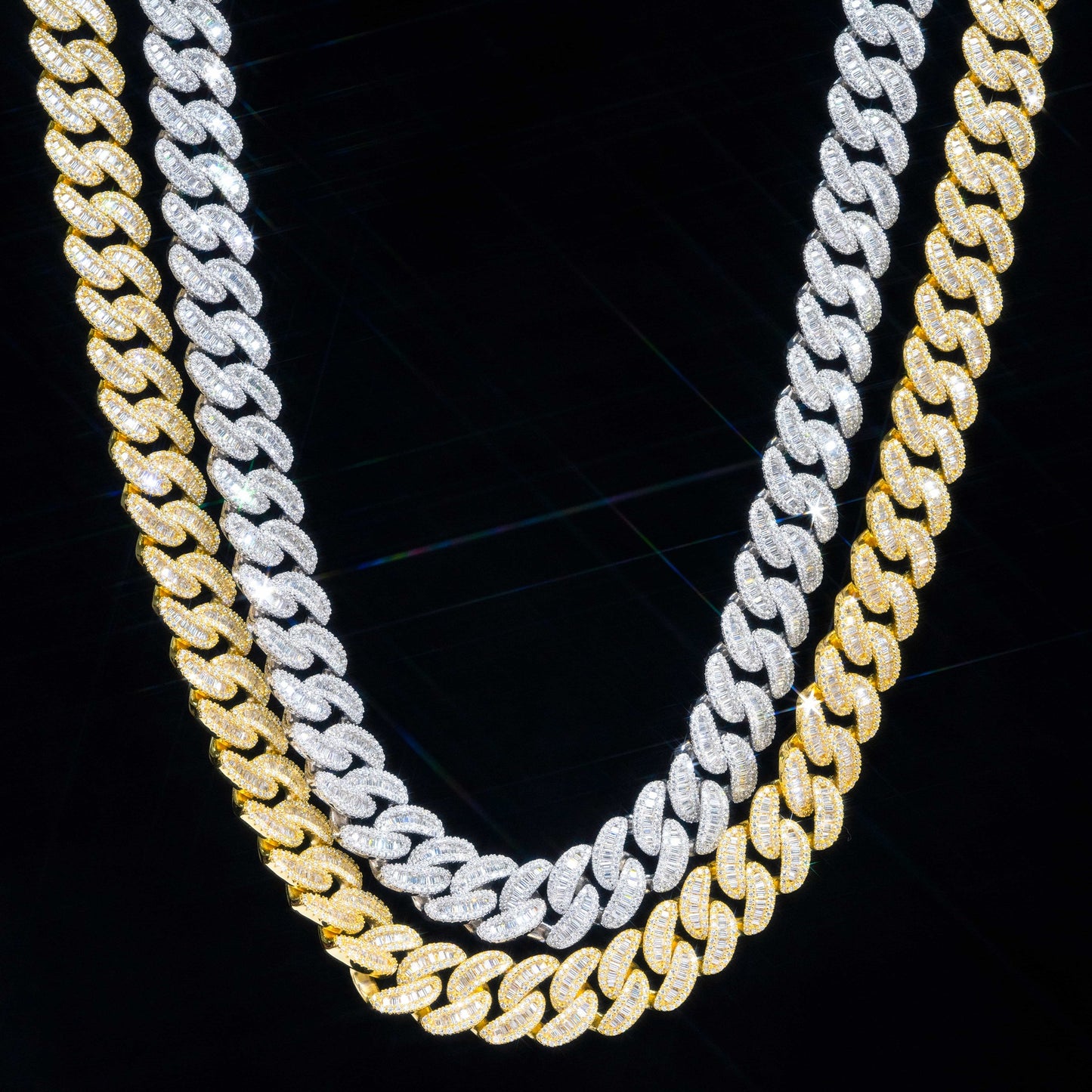 18MM MOISSANITE CUBAN LINK CHAIN