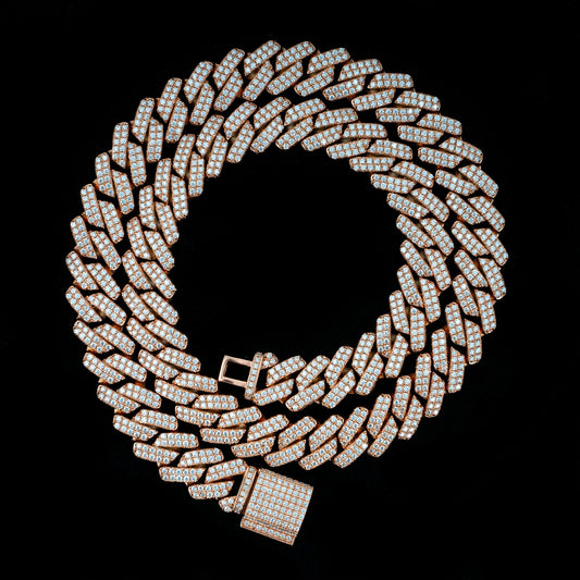 14MM MOISSANITE MIAMI CUBAN LINK CHAIN