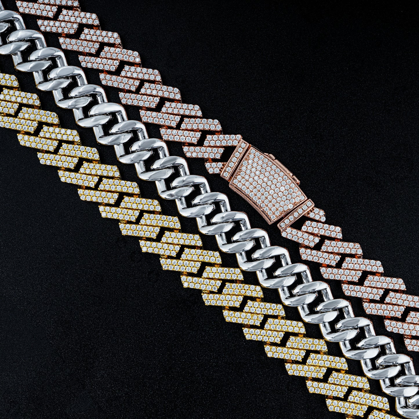 13MM MOISSANITE MIAMI CUBAN LINK CHAIN