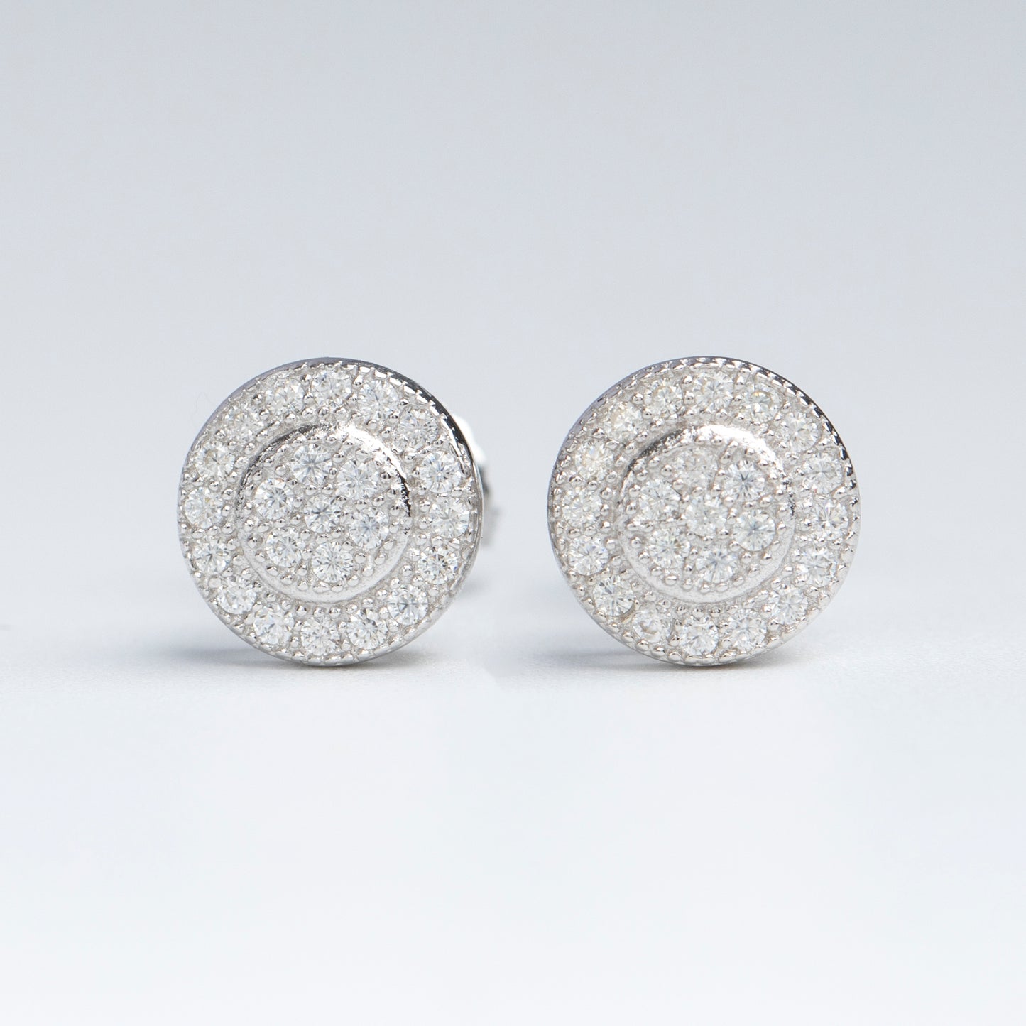 7MM MOISSANITE ROUND EARRINGS