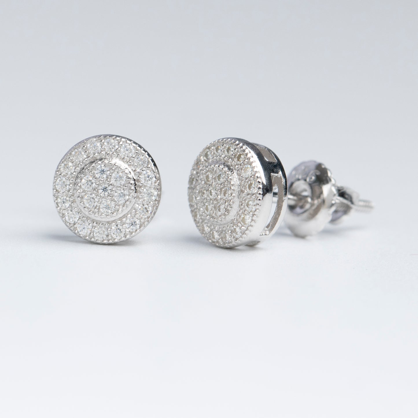 7MM MOISSANITE ROUND EARRINGS