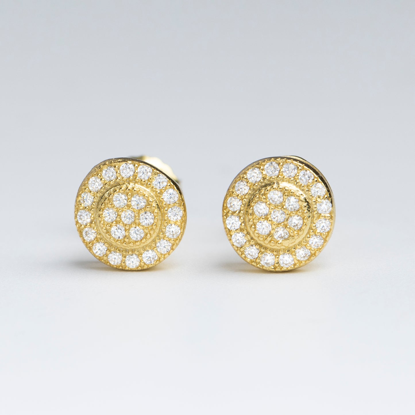 7MM MOISSANITE ROUND EARRINGS