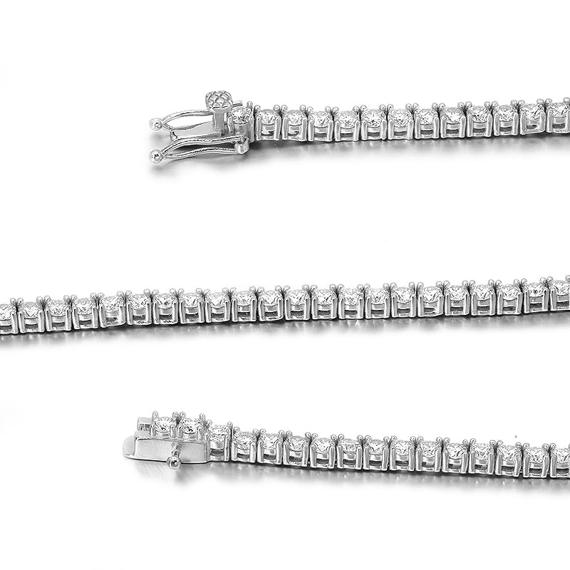 2MM-5MM MOISSANITE TENNIS BRACELET